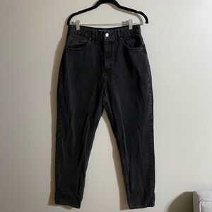 ASOS Black Relaxed Jeans with Standard Waistband and Full Length
